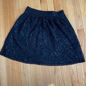 Sequined Skirt‎ 2 black skirt Black Sequins Sparkle Date Night Taylor Swift Eras